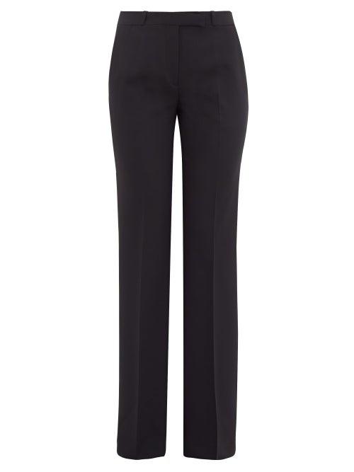 Matchesfashion.com Etro - Fuji Stretch Wool Trousers - Womens - Black
