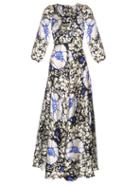 Duro Olowu Zanzibar Flower Print Silk-satin Dress