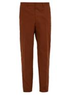 Matchesfashion.com Holiday Boileau - Ivy Cotton Suit Trousers - Mens - Brown