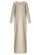 Albus Lumen Fellini Cocoon-sleeved Linen Dress