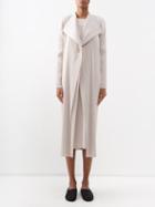 Pleats Please Issey Miyake - Technical-pleated Coat - Womens - Beige