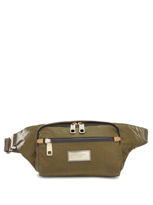 Matchesfashion.com Dolce & Gabbana - Logo Plaque Cross-body Bag - Mens - Khaki
