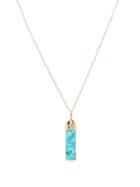 Luis Morais - Turquoise & 14kt Gold Pendant Necklace - Mens - Gold