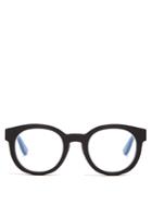 Saint Laurent Monogram Round-frame Acetate Glasses