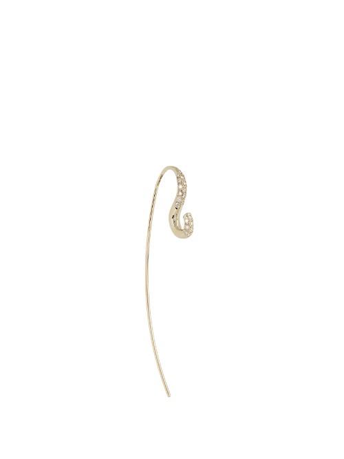 Charlotte Chesnais Hook Diamond & White-gold Earring