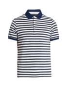Etro Striped Terry-towelling Polo Shirt
