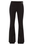 Matchesfashion.com Moncler Grenoble - Flared Soft Shell Ski Trousers - Womens - Black