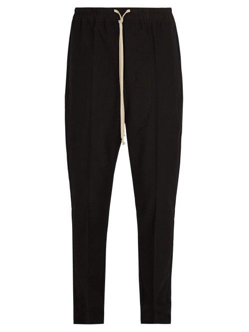 Matchesfashion.com Rick Owens - Drawstring Waist Trousers - Mens - Black