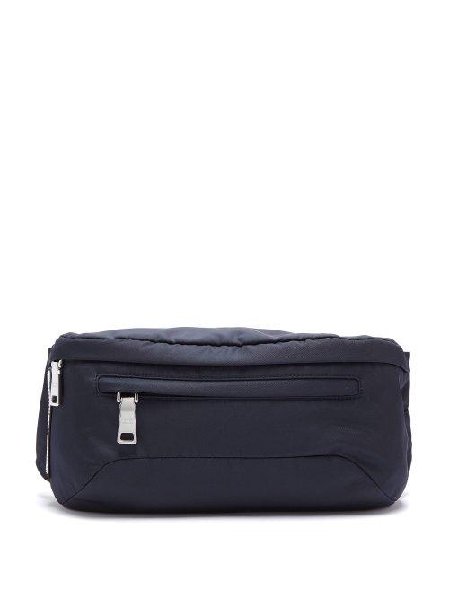 Matchesfashion.com Prada - Nylon Belt Bag - Mens - Navy