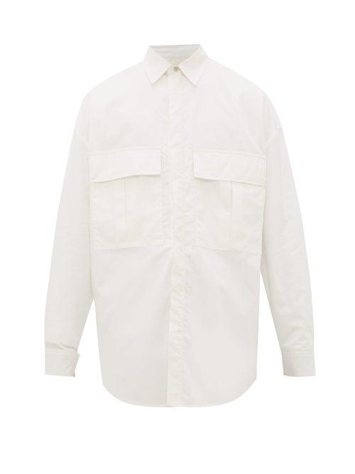 Matchesfashion.com Fear Of God - Patch Pocket Cotton Shirt - Mens - White