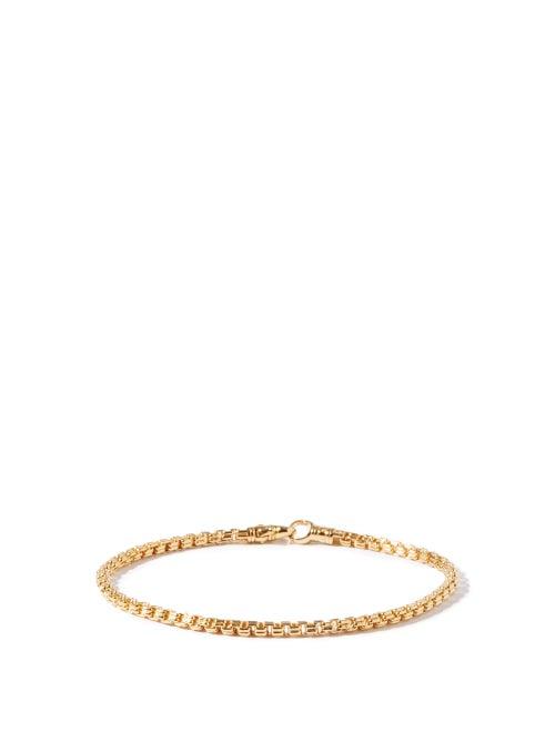 Matchesfashion.com Tom Wood - 9kt Gold-plated Sterling-silver Bracelet - Mens - Gold
