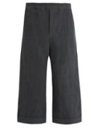 Matchesfashion.com By Walid - Dropped Crotch Cropped Trousers - Mens - Grey