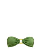 Matchesfashion.com Solid & Striped - The Tati Bandeau Bikini Top - Womens - Green