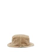 Matchesfashion.com Gucci - Reversible Silk Twill & Velvet Bucket Hat - Womens - Beige