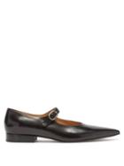 Matchesfashion.com Maison Margiela - Hyperion Faux-leather Mary Jane Flats - Mens - Black