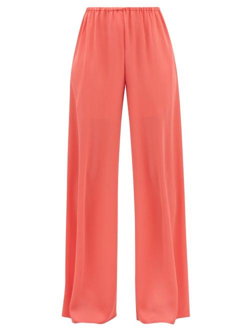 16arlington - Mandrake Wide-leg Satin Trousers - Womens - Pink
