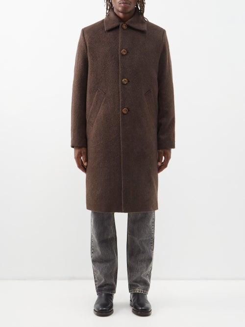 Sfr - Esco Wool-blend Coat - Mens - Brown