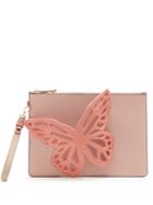 Sophia Webster Flossy Butterfly-appliqu Leather Pouch