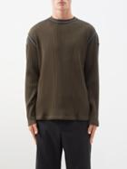 Affxwrks - Boxed Cotton-blend Long-sleeved T-shirt - Mens - Brown