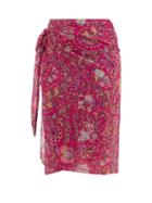 Matchesfashion.com Etro - Paisley-print Cotton-blend Chiffon Sarong - Womens - Pink Multi