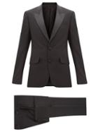 Matchesfashion.com Givenchy - Satin-trimmed Wool-blend Tuxedo - Mens - Black