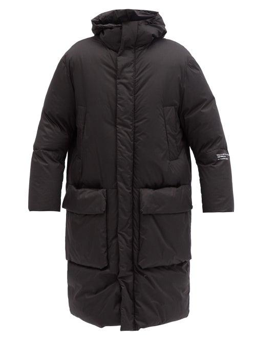 Matchesfashion.com 7 Moncler Fragment - Flynn Reversible Down-filled Shell Hooded Coat - Mens - Black