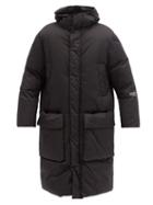 Matchesfashion.com 7 Moncler Fragment - Flynn Reversible Down-filled Shell Hooded Coat - Mens - Black