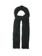 Matchesfashion.com Raf Simons - Jacquard-knitted Alpaca-blend Scarf - Mens - Black