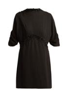 Matchesfashion.com Prada - Embellished Crpe Dress - Womens - Black