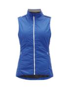 Matchesfashion.com Falke - Zip-up Technical Shell Gilet - Womens - Blue
