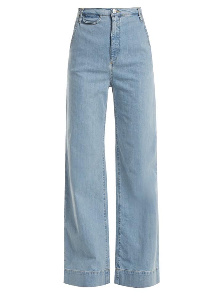 Katharine Hamnett Anita High-rise Wide-leg Jeans