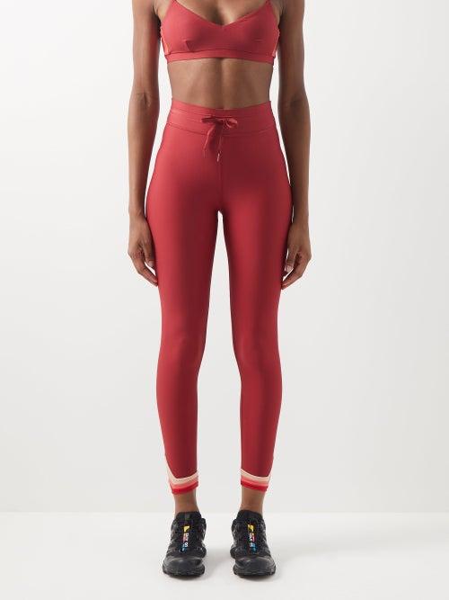 The Upside - Delmira High-rise Cropped Leggings - Womens - Dark Pink