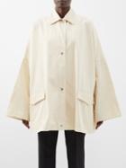 Toteme - Washed Organic-cotton Jacket - Womens - Vanilla