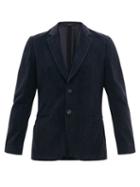 Matchesfashion.com Paul Smith - Single Breasted Corduroy Blazer - Mens - Navy