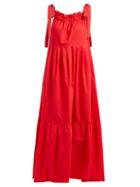 Matchesfashion.com Weekend Max Mara - Niger Dress - Womens - Red