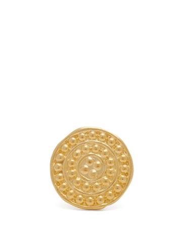 Matchesfashion.com Joelle Kharrat - Moneta Gold Plated Ring - Womens - Gold