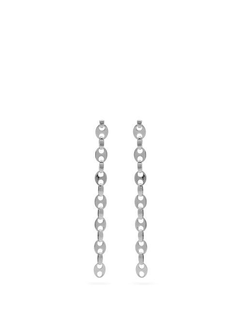 Matchesfashion.com Paco Rabanne - Eight Nano Link Earrings - Womens - Silver