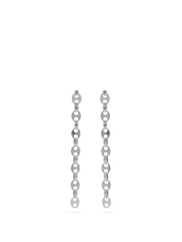 Matchesfashion.com Paco Rabanne - Eight Nano Link Earrings - Womens - Silver