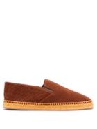 Matchesfashion.com Bottega Veneta - Gala Intrecciato Suede Espadrilles - Mens - Brown