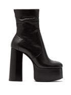 Saint Laurent Billy Leather Ankle Boots