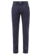 Citizens Of Humanity - Adler Garment-dyed Relaxed-leg Trousers - Mens - Navy
