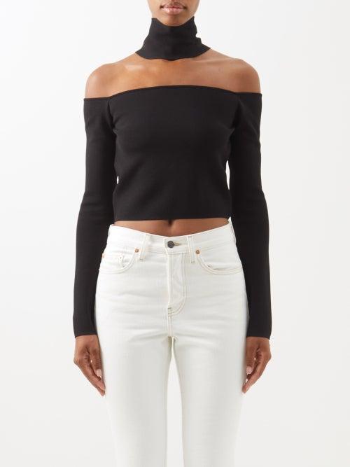 Gauge81 - Molins Off-the-shoulder Jersey Top - Womens - Black