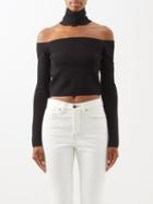 Gauge81 - Molins Off-the-shoulder Jersey Top - Womens - Black