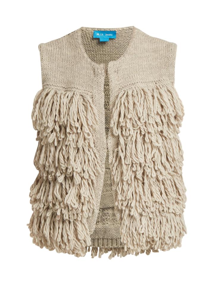 M.i.h Jeans Woodstock Loop-stitch Knit Gilet