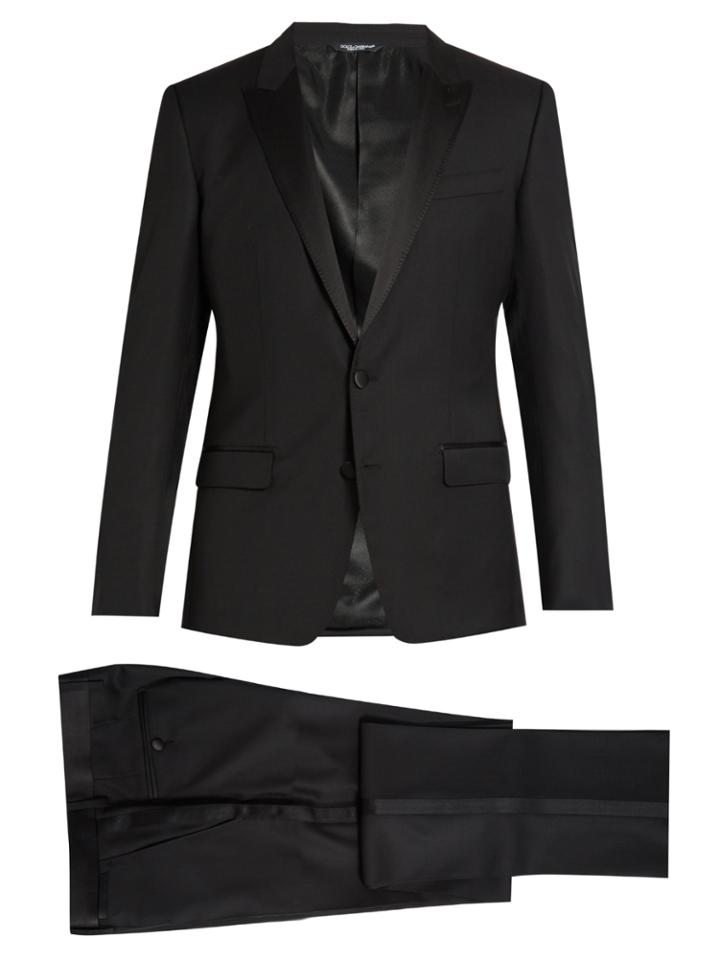 Dolce & Gabbana Peak-lapel Wool And Silk-blend Tuxedo