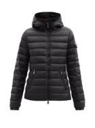 Matchesfashion.com Moncler - Bles Hooded Quilted Down Jacket - Womens - Black