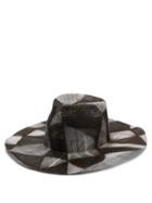 Matchesfashion.com Reinhard Plank Hats - Nana Sisal-straw Hat - Womens - Black White