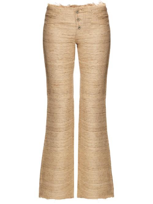 Marques'almeida Silk-noil Bootcut Trousers