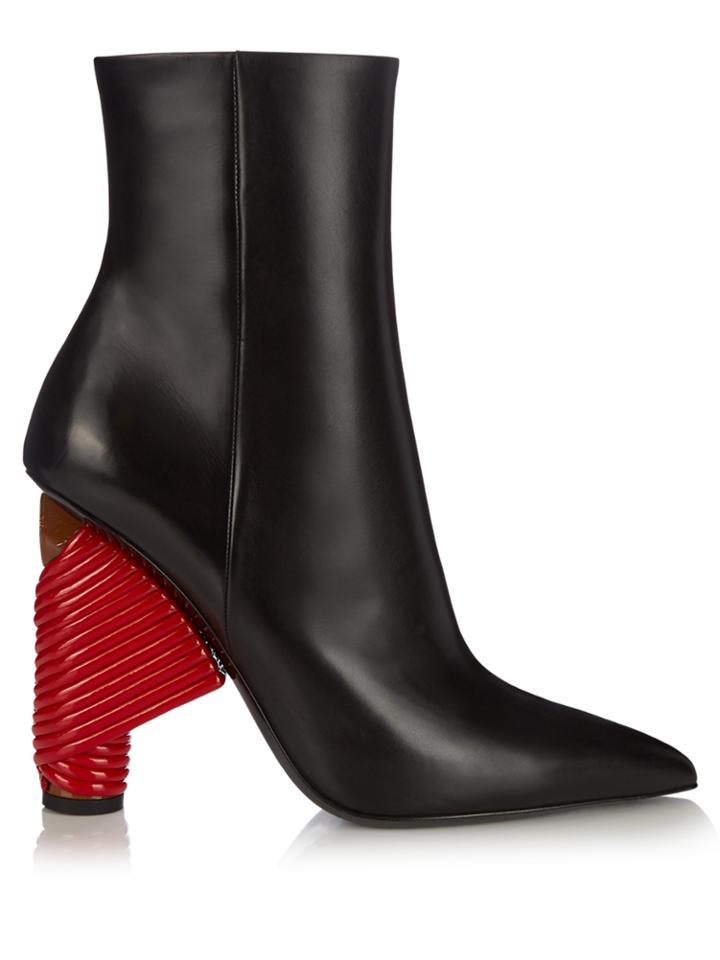 Balenciaga Bistrot Leather Boots