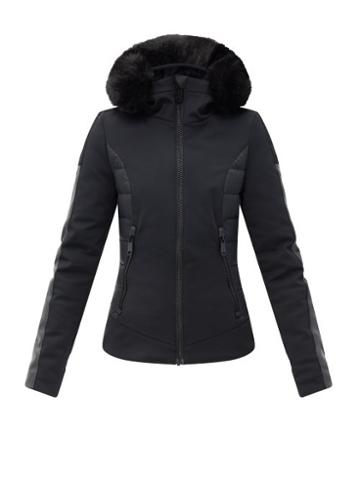 Matchesfashion.com Goldbergh - Kaja Faux Fur-trimmed Hood Down Ski Jacket - Womens - Black